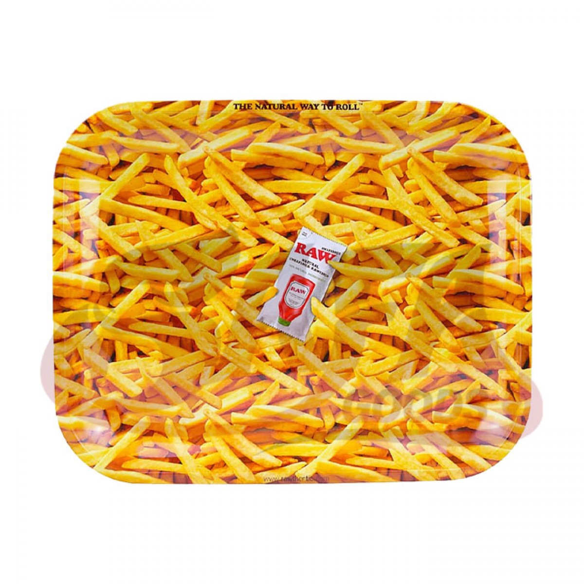 RAW French Fries Metal Rolling Tray